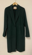 Jigsaw Dark Green Long Wool Coat Size 12 Brand New Never Worn