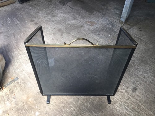 Fireguard black brass with - fireguard,
