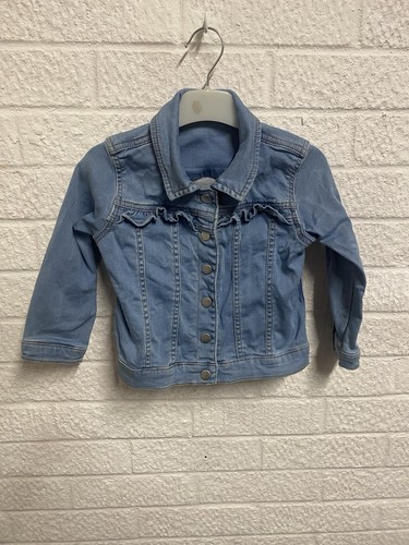 Girls denim jacket size 4 - girls,