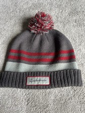 Taylormade - Golf Bobble Beanie Hat - Grey & Red - One Size Fits All