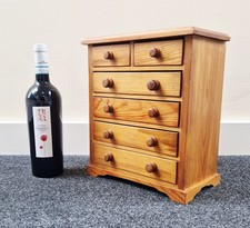 Miniature Pine Chest of Drawers, Apprentice Piece