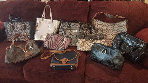 Large lot coach dooney - lot, coach,