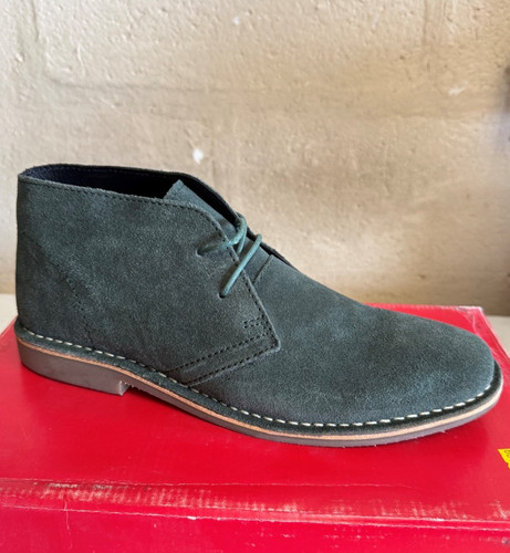 Red tape desert suede leather - suede,