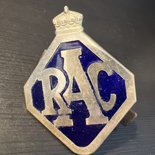Vintage RAC Badge Chrome on