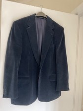 Brook Taverner men’s Corduroy Blazer Jacket size 42R Dark Blue