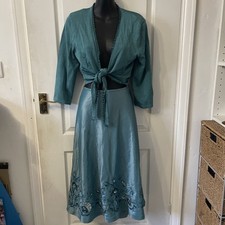 Kaliko green teal skirt size - teal, (size