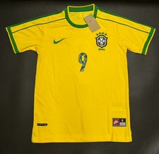 Brazil 1998 Home Retro Shirt