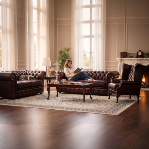 Chesterfield sofa suite - chesterfield,