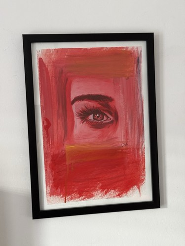 Original red eye portrait - eye,