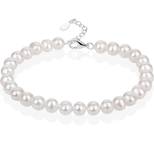 Shell pearl bracelet - pearl,