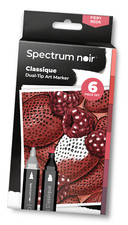 Spectrum Noir Classique - FIERY REDS - Premium Alcohol Blendable Artist Pens