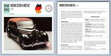 Mercedes-Benz - 170S - 1949-52 Luxury - Classic Cars Collectors Club Card