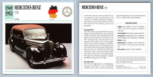 Mercedes benz 170s 1949 - mercedes-benz,