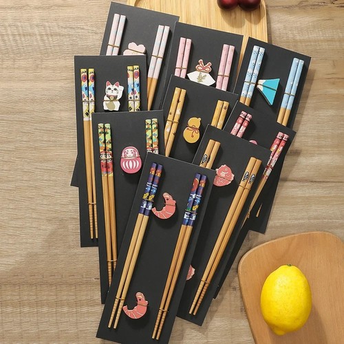 Wooden chopsticks set pairs - chopsticks,