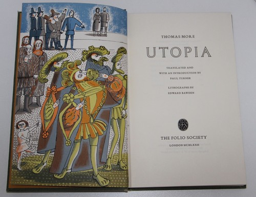 Thomas more utopia folio - more,