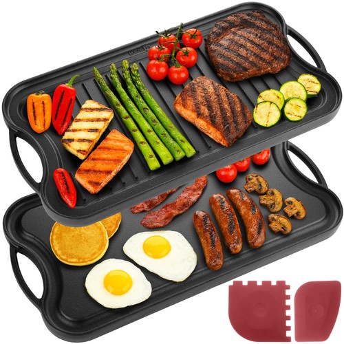 Cast iron griddle pan - cast, oven
