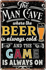 Bar Sign, Man Cave Sign, Man
