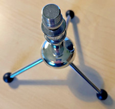 Small Desktop Microphone Stand With Folding Tripod