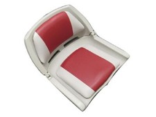 Folding boat seat red and - seat, in