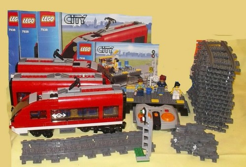 Lego city passenger train - city, 7938