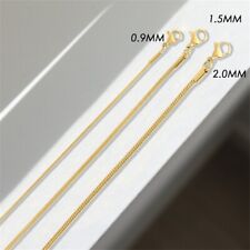 18ct Gold-Plated Snake Chain