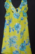 Zara Basic Ruffle Top yellow