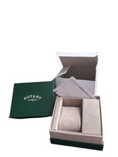Authentic Rotary watch box / travel case with warranty card