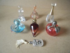 Collectable Joblot of 7 empty "ORNATE PERFUME BOTTLES" Some are branded. Unboxed