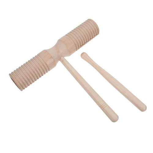 Orff double horn - double, guiro
