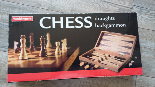 Waddingtons wooden chess - waddingtons,