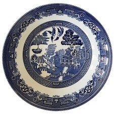 Churchill china blue willow - china,