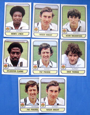 CRICKET 83 - SURREY - PANINI - 1983  - 6 STICKERS + 2 DUPLICATES- VG