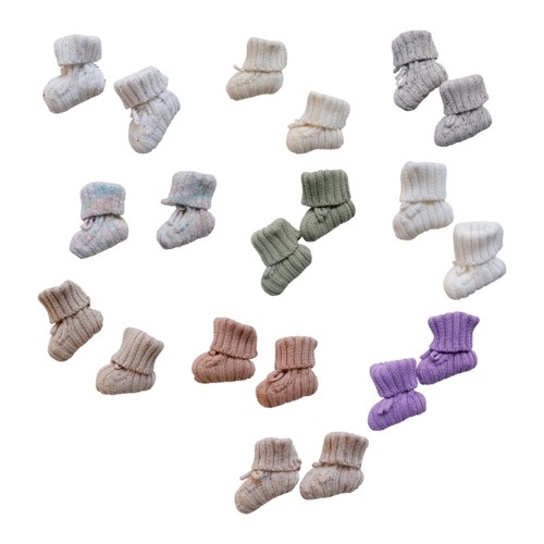 Infant knitted booties - infant, soft