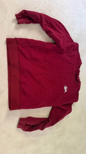 Stussy red crewneck sweatshirt - stussy,