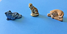 VINTAGE WADE WHIMSIES CATS x 3