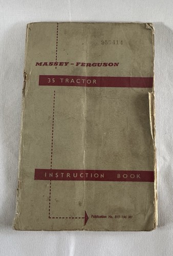 Vintage massey ferguson - vintage, ‘35'