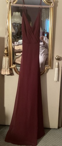 Wine color gown - color, great