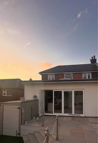 Bifolding doors white external - bifolding,