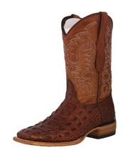 Mens Cognac Alligator Western