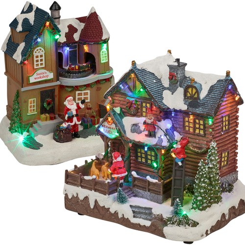Christmas village scene - christmas,