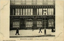 Old postcard Paris 1st Rue de