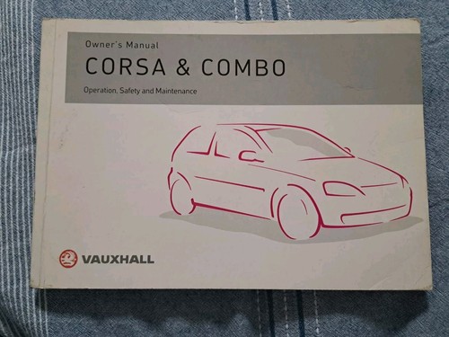 Vauxhall corsa owners manual - vauxhall,