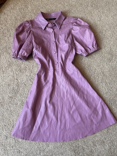 Zara lilac puffy sleeved - zara, puffy-sleeved