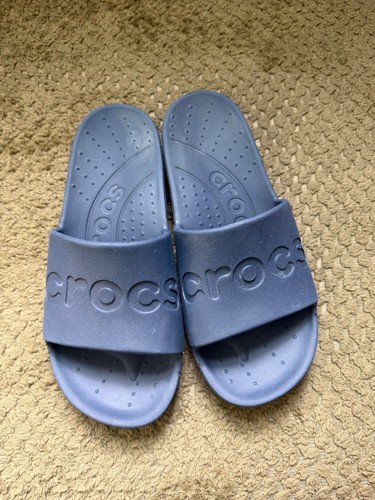 Crocs unisex navy blue slides - unisex,