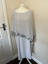 Gina Bacconi Silver Grey Dress