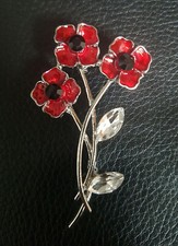 Vintage Look Red Bouquet