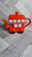 TEAPOT Price & Kensington THE T. POTTS BUS CO  Double Decker London Bus 