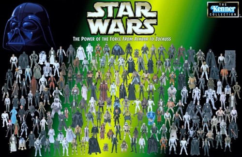Star wars vintage kenner power - star,