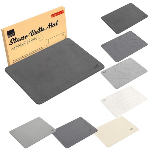 Stone bath mat diatomaceous - stone,