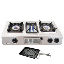 Portable Gas Stove 3 Burner